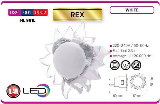 Horoz Electric Nachtlichter Für Das Kinderzimmer LED Sonne Stromquelle Rotes Kalt
