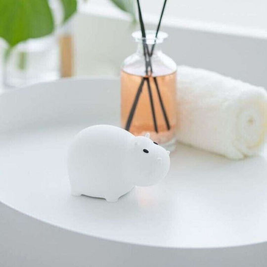 Mega Light Swimmy Hippo, Φωτιστικό Αδιάβροχο με Εναλλαγές Χρωματισμών Παπάκια Μπάνιου