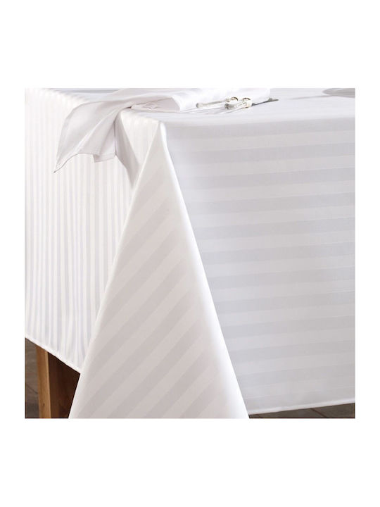 Kotonia Home Покривка за маса Памучна Подредба Бял 150x240бр