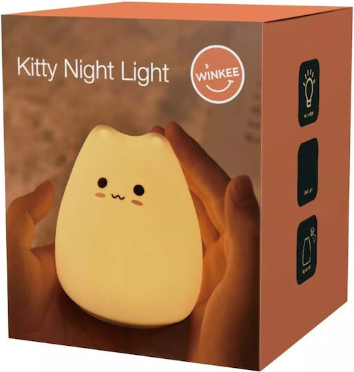 Winkee Winkee Nachlicht Set Katze Stromquelle