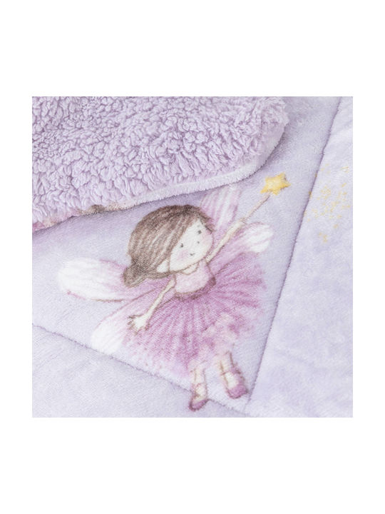 Borea Kids Duvet Cover Single Purple 160x220cm