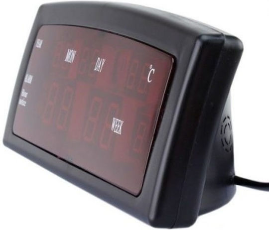 Масов Дигитален Часовник LED с Будилник Червен DFM8DWYBM