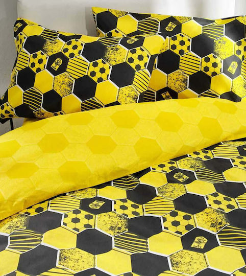 Vesta Home Kids Duvet Single Aris Kids Yellow-Black 160x230cm
