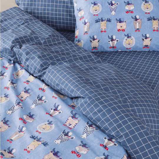 Kentia Kids Duvet Single Cabaleros Blue 160x240cm Kentia Kids Duvet Single Cabaleros Blue 160x240cm