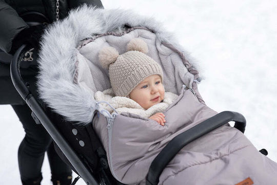 Sensillo Stroller Footmuff with Fleece Lining 100x45cm Blue