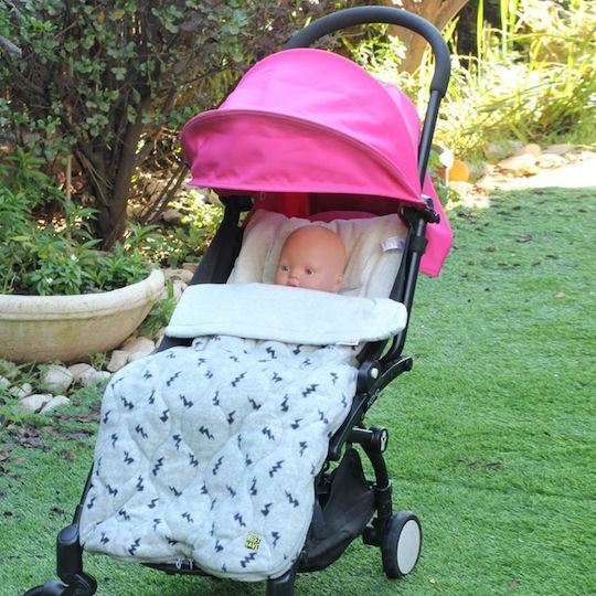 Minene Unicorn Stroller Footmuff 80x45cm Black / Pink