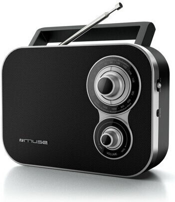 Muse M-051 R Retro Φορητό Ραδιόφωνο Ρεύματος / Μπαταρίας Μαύρο