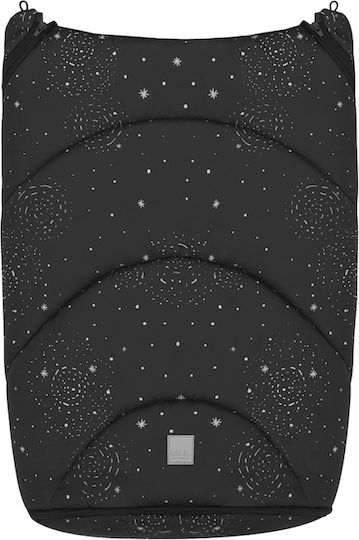 Kikka Boo Trendy Galaxy Waterproof Stroller Footmuff with Fleece Lining 98x40cm Black