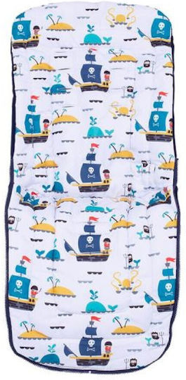 Cosatto Sea Monsters Stroller Footmuff with Fleece Lining 85x48cm Blue