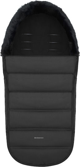 Kikka Boo Urban Stroller Footmuff Waterproof Black With Fleece Lining 98x40cm