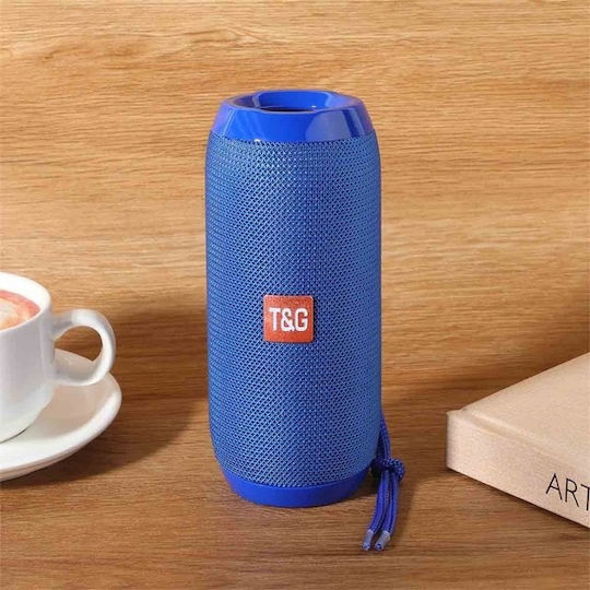 T&G TG-117 Ηχείο Bluetooth 5W με Ραδιόφωνο και Διάρκεια Μπαταρίας έως 4 ώρες Μπλε