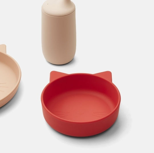 Liewood Feeding Set Nathan made of Silicone Multicolour 3pcs