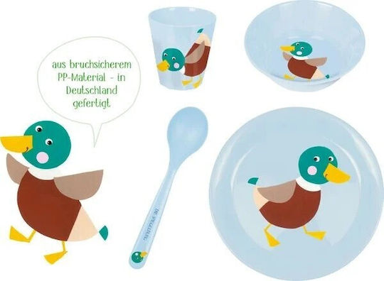 Die Spiegelburg Feeding Set Duck Made of Plastic 3 Pieces