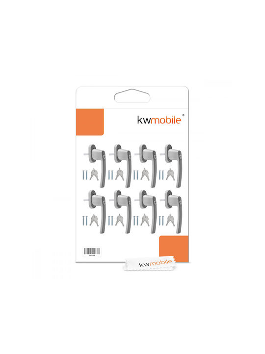 KWmobile Handgriff Fenstergriff Paar Gray