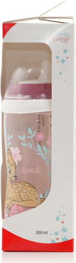 Nuk Kiddy Cup Εκπαιδευτικό Μπιμπερό Πλαστικό Ροζ για 12m+ 300ml
