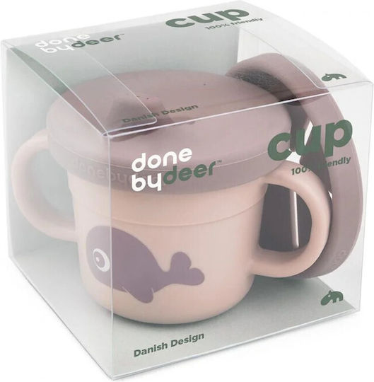 Done By Deer Training Glass With Handles And Mouthpiece And Snack Cup Wally Powder