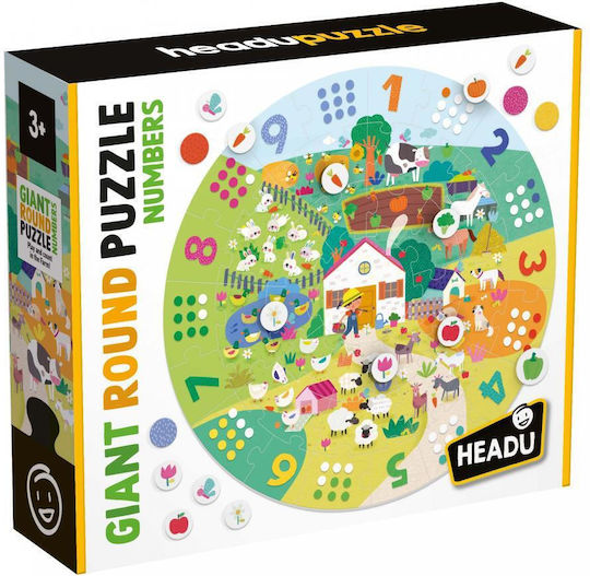 Giant Round Puzzle Numbers