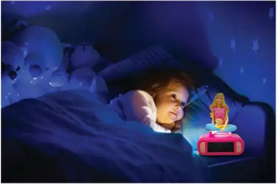 Lexibook Επιτραπέζιο Ρολόι Barbie Ροζ