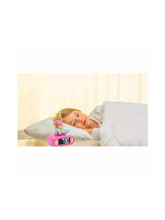 Lexibook Desktop Clock Barbie Pink