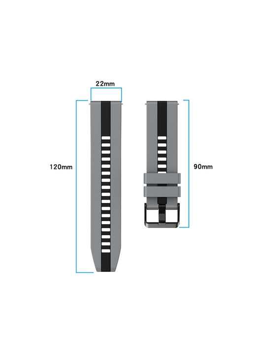 Λουράκι Ανοξείδωτο Ατσάλι Μαύρο (Amazfit Balance)