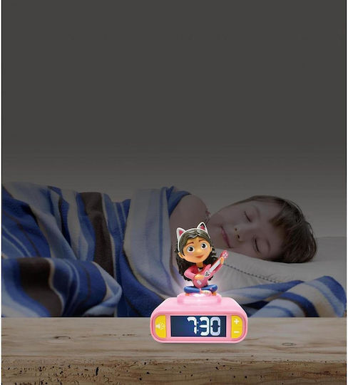 Lexibook Gabby's Dollhouse Alarm Clock Night Light Sounds 80114 Gadget