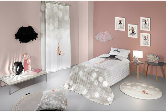 Saint Clair Kids Quilt Set Single with Pillowcase Ballet Beige 160x230cm