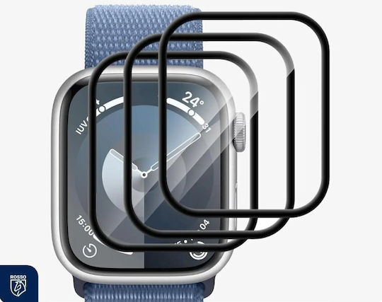 Rosso Screen Protector for the Apple Watch 9, 8, 7 - Apple 3pcs