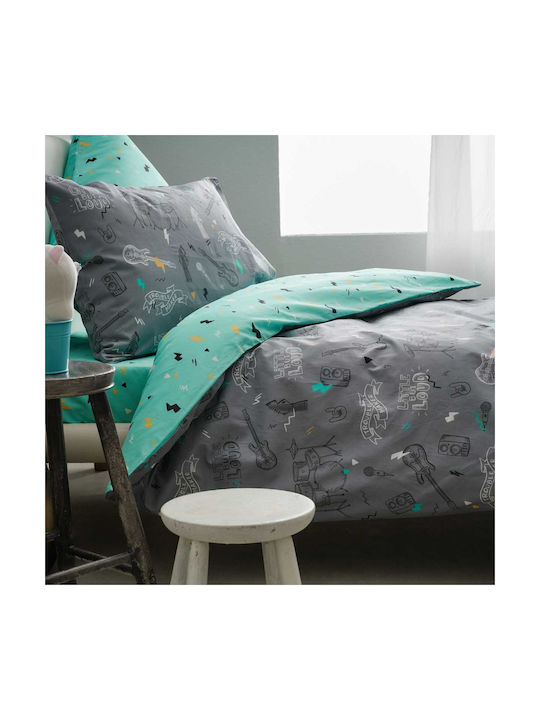 Vesta Home Kids Quilt Single Grey 160x230cm