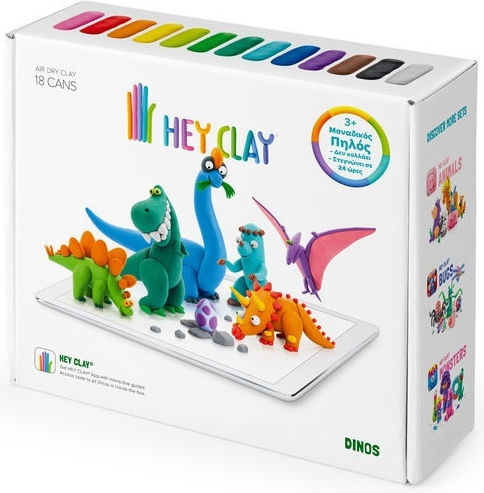 Hey Clay Dinoss Πηλός Σετ