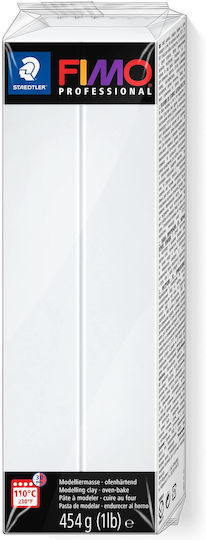 Staedtler Fimo Professional Polymeric Modelling Clay White 454gr