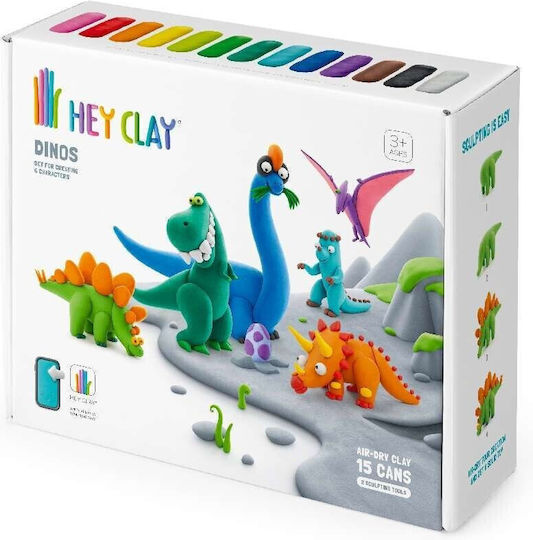 Hey Clay Dinoss Πηλός Σετ
