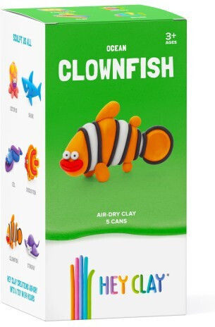 Hey Clay Claymates Ocean Clownfish Children's Clay Set Multicolourς