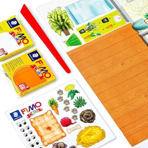 Staedtler Fimo Pet Argilă Modelatoare Polimerică Pentru Copii Module Multicolore 168gr