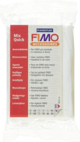 Staedtler Mix Quick Green & White Πολυμερικός Πηλός 100gr