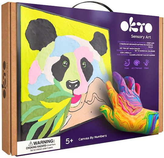 Diy Creative Set de pictură creativă 3d cu lut Panda