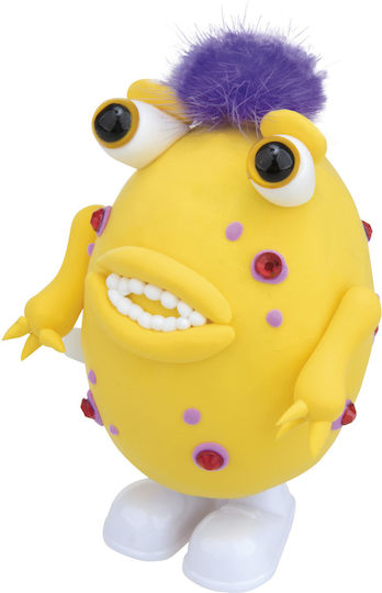 Totum Moving Little Monster Children's Clay Set Yellowς