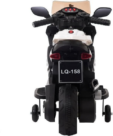 Motocicletă pentru copii Inspirat Electrică Alb