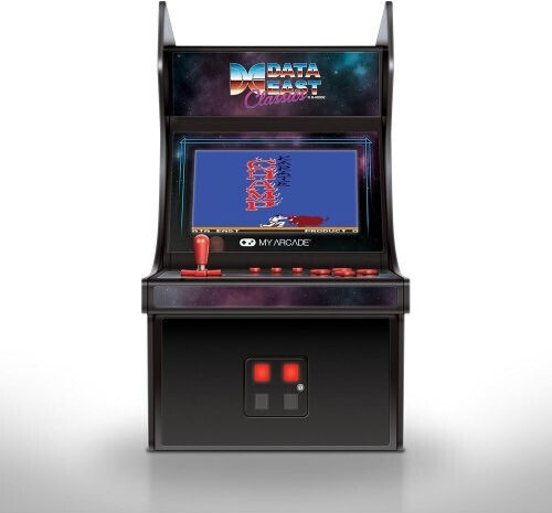 My Arcade Mini Data East Arcade Console Retrogaming Portable Black