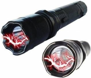 Laser Lumină de lucru și de sit, cu baterie Lanternă LED IP65 cu Luminozitate Maximă 180lm Negru