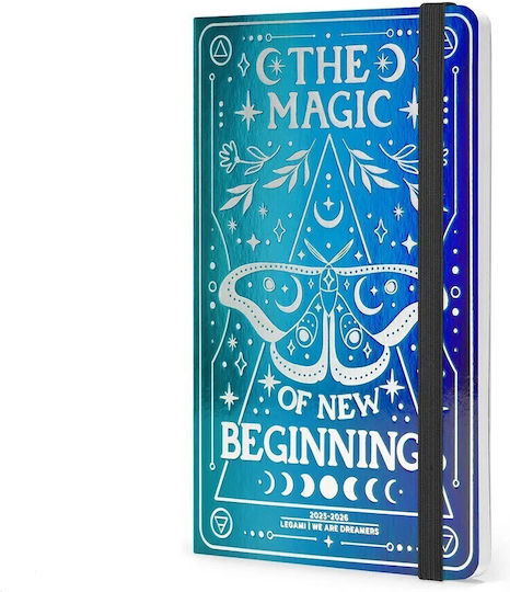 Legami Diary 2025-2026 16 Months Weekly 12x18 Cm Medium Weekly Diary Magic New Beginning Ag2616064