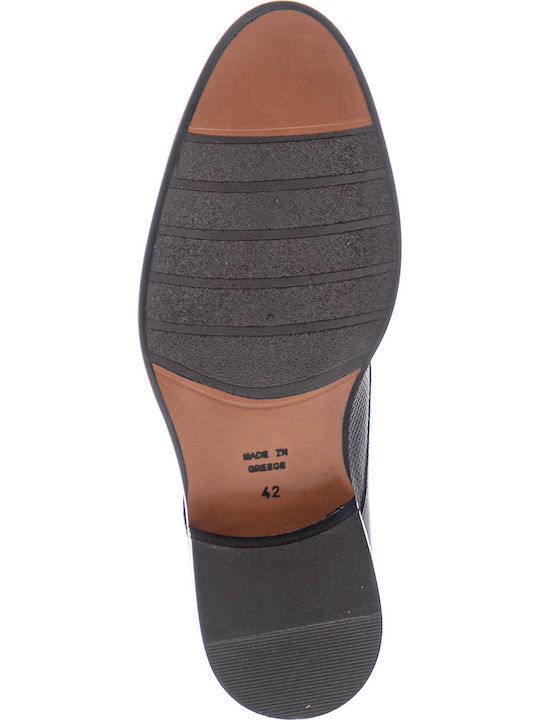 192 Leder Herrenschuhe Schwarz