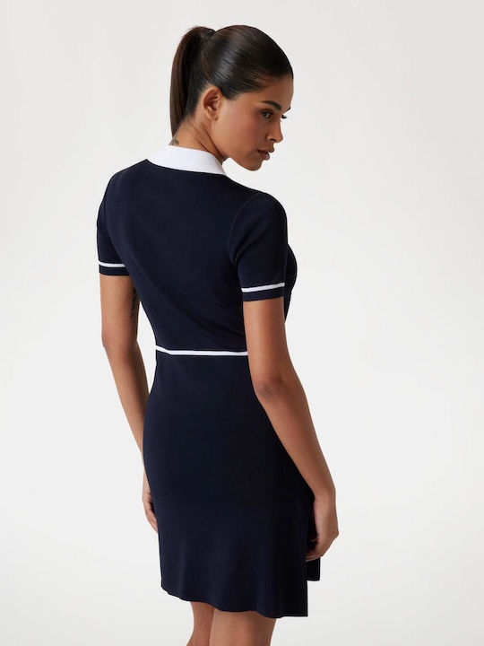 Mini Athletic Dress Short Sleeve Daring Ocean