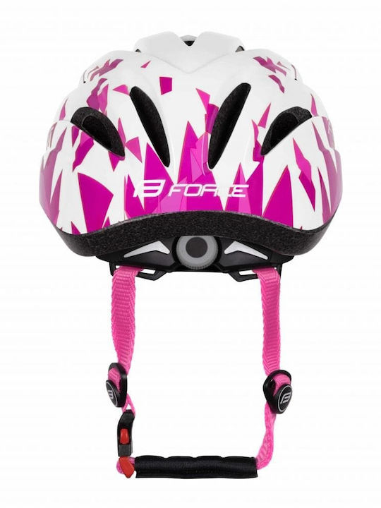 Force White Pink Детска каска за велосипед / скутер Велосипед Град Многоцветен