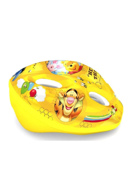 Seven Disney Winnie the Pooh Παιδικό Κράνος για Ποδήλατο Πόλης Κίτρινο