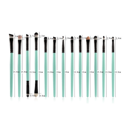 25 Makeup Brushes Various Colors Maange Black Brown