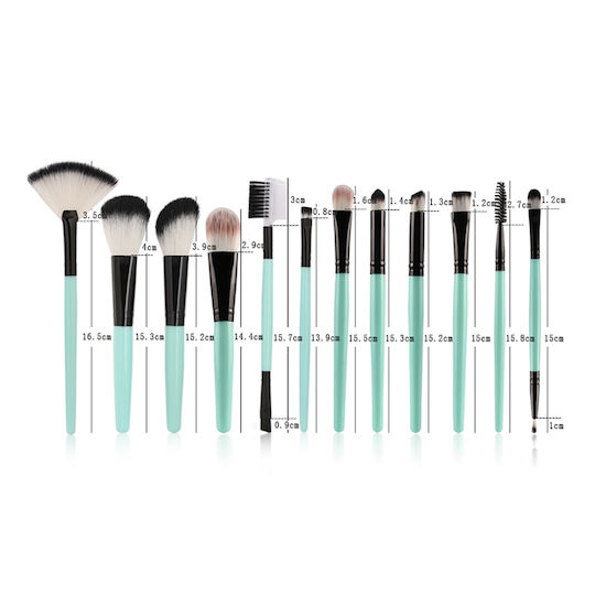 25 Makeup Brushes Various Colors Maange Purple Black