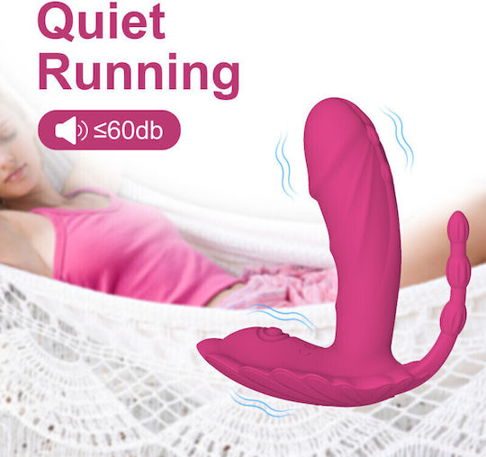 3 1 Tragbarer Kabelloser Vibrator Frauen Fernbedienung Lila