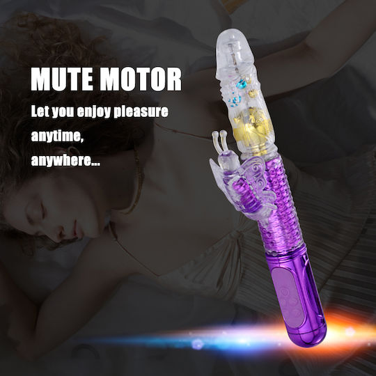 Chocho Rabbit G-Spot Vibrator 10 Vibration Speeds Purple