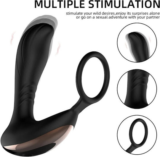 Vibrator Anal Inel Penis Telecomandă