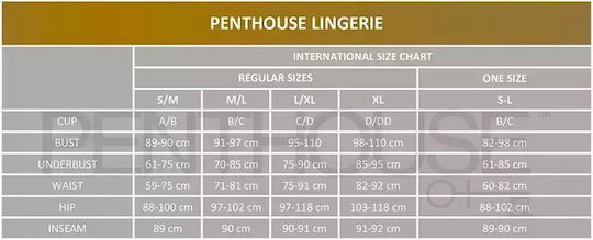 Penthouse Sweet Retreat Sexy Babydoll Weiß